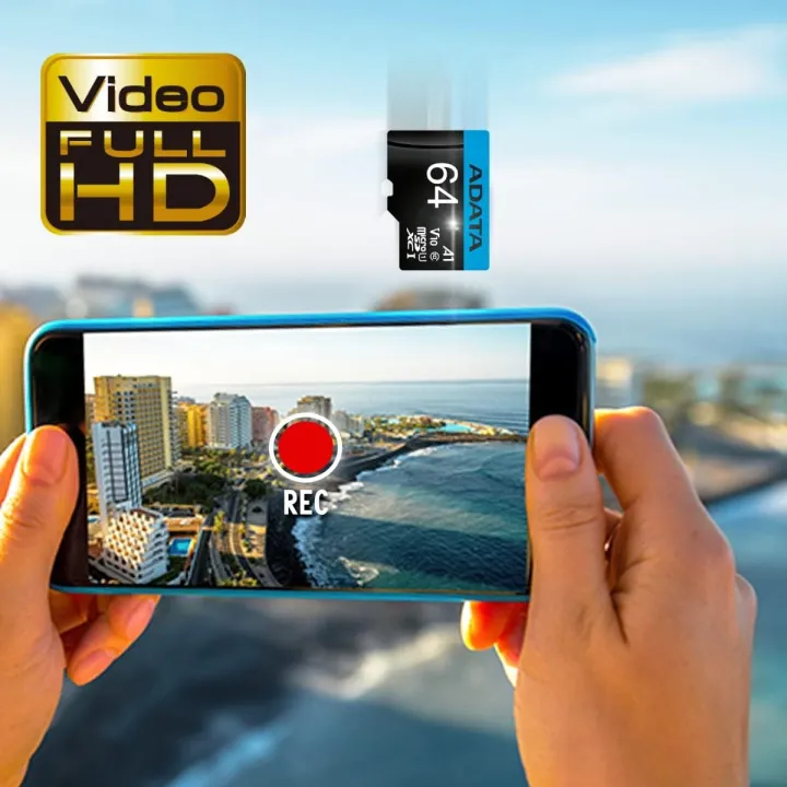 Adata%2064gb%20MicroSD%20Memory%20Card%20with%20Adapter%20-%20100MB/s%20Read%20Speed%20(100%20%25%20Original%20)%20-%20Image%203