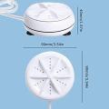 Mini Portable Ultrasonic Turbine Washing Machine Turner USB Powered Can carry 1KG | Home Gadgets. 