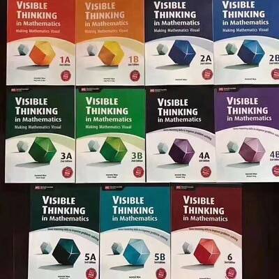 11 Books/Set SAP Visible Thinking In Math Book Grade 1-6 Children Learn ...