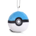 TAKARA TOMY Pokemon Keychain Pikachu Pokeball Plush Toys Pet Elf Ball Doll Soft Stuffed Bag Pendant. 