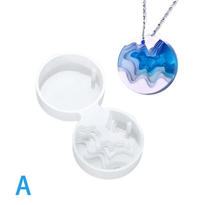 Splice Island Mountains Epoxy Resin Silicone Molds Decorative For DIY Pendant