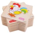 Wooden Jigsaw Puzzle Animal Traffic Car Cognitive Puzzles for Kids Early Learning Educational Toys for Children Montessori Game. 
