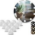 Price Tag - Vanity Lights for Mirror Dimmable Mirror Lights Stick On, 3 Colors Makeup Light, Makeup Mirror Lights, Vanity Lighting Fixtures, USB Powered Vanity Lights for Mirror,  3 Colors Hollywood Style LED Makeup Mirror Lights. 