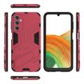For Samsung Galaxy A24 5G / A24 4G Punk Armor 2 in 1 PC + TPU Shockproof Phone Case with Invisible Holder. 