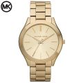 Michael Kors Runway Gold Dial Gold stainless steel Ladies Watch MK-3179. 