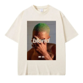 Blond Hip Hop Tshirt Rapper Frank T-shirt Ocean Oversized T Shirts Men Fashion Oversized Tees Short Sleeve Men's Vintage T Shirt. 
