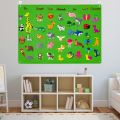Felt Board Stories Set Montessori Ocean Farm Insect Animal Family Interactive Preschool Early Learning Toddlers Toys for Child BeginnerBer. 
