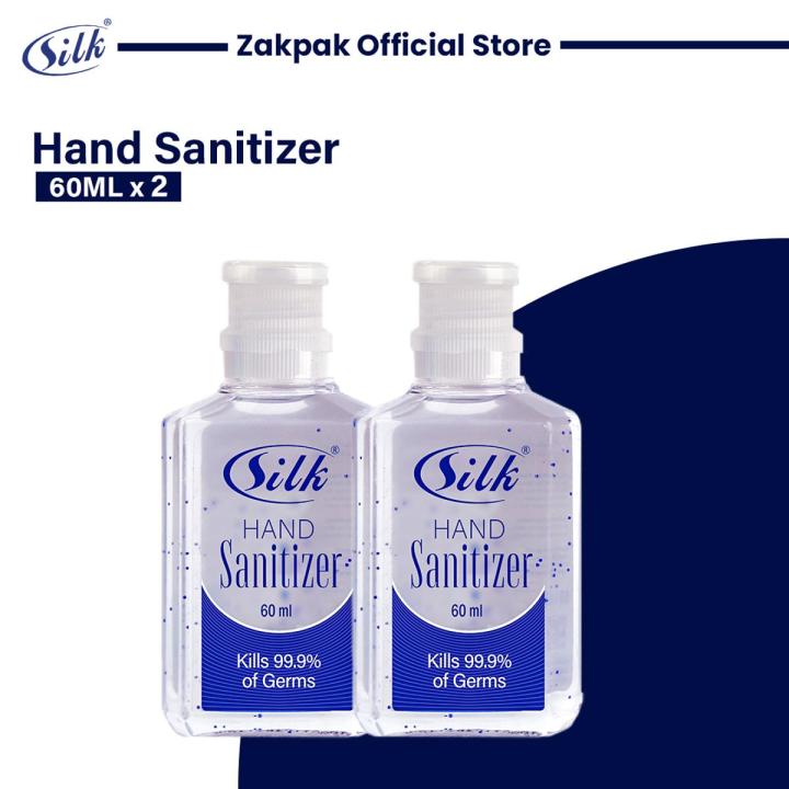 Silk Crystal Sanitizer 60ml (Bundle of 2) – Gentle, Effective, and Safe for Hands