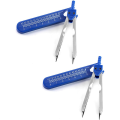 EKG ECG Caliper Electrocardiogram Divider, 4 Pack Measuring Tool ECG Calipers for Electrocardiogram Drafting Divider. 