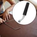 Leather Edge Edge Creasing Tool Durable Grooving Device Slotting Leather Craft Leather Tools Crimper Leather Tools DIY Skiving Edger. 