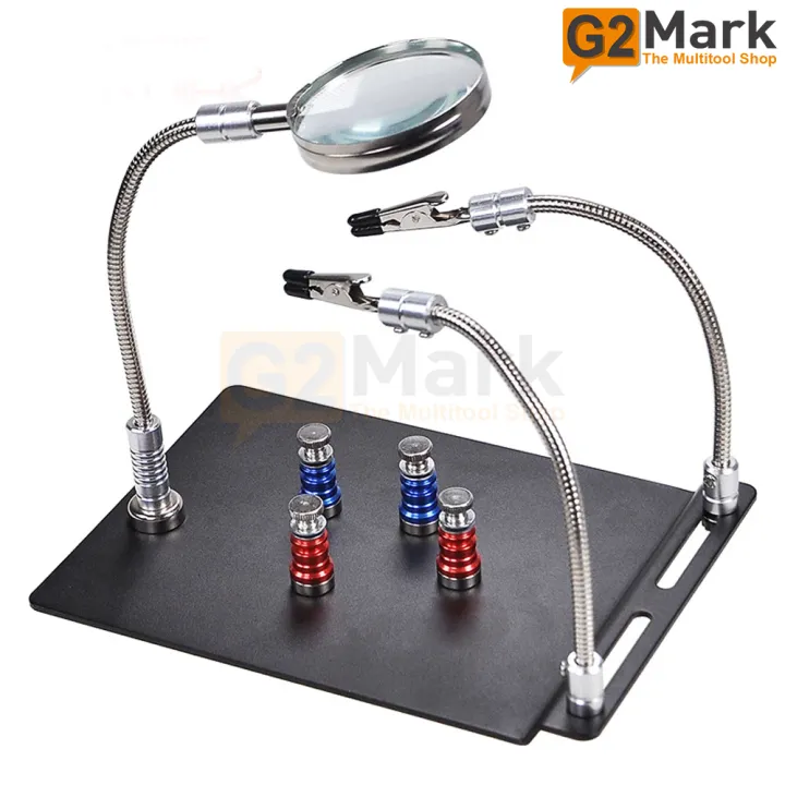 Microchip Magnifier TE 804 PCB Magnetic Plate Universal Phone PCB IC Chip Motherboard Jig ...