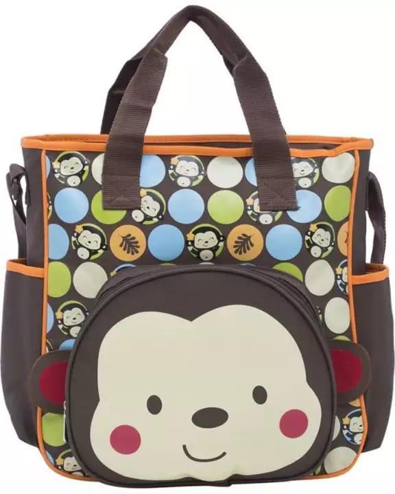 Monkey Pattern Diaper Bag For Babies