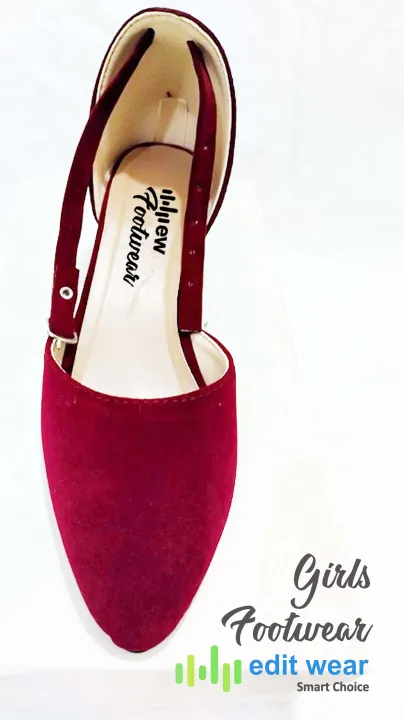 Stylish%20Heel%20Pump%20Shoes%20Elegant%20Maroon%20Women%E2%80%99s%20Footwear%20for%20Formal%20and%20Casual%20Wear%20-%20Image%203