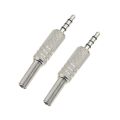 1Pc Replacement 3.5Mm 4 Pole Male Repair Headphones Audio Jack Plug Connector Soldering For Most Earphone Jack. 