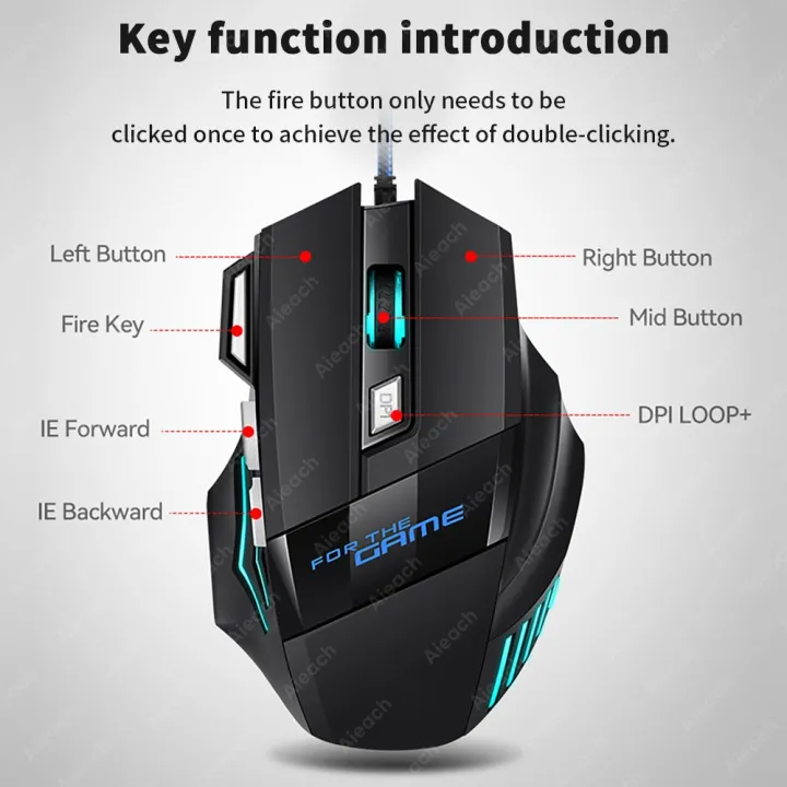 3200%20DPI%20Gaming%20Mouse%20With%207%20Programmable%20Buttons%20-%207%20Light%20RGB%20Gaming%20Mouse%20USB%20Wired%20For%20PC,%20Laptop,%20Pubg%20Mobile,%20Free%20Fire.%20Minecraft%20By%20Funbug%20-%20Image%205