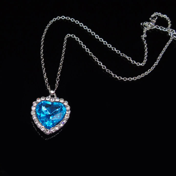 Titanic Heart of the Ocean Necklace Titanic necklace Titanic locket