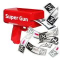 Rain Money Gun Paper Spary Machine Toy Gun Money Gun with 100 Pcs Play Money Cash Gun Party Supplies (Money glue Gun) - PMP. 