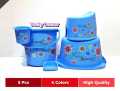 Bath Set Plastic 5 pcs Bath Set For Daily Use - Best Washroom Set For Use - Best Quality Set. 