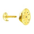 50/Pcs Brooch Pin Base Butterfly Clutch Tie Tacks Pin Back Replacement Catch Bar Locking Pins Back Base Finding Art and Crafts. 