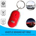 Smart Key Finder with Whistle Sensors smart key chain key locator with Whistle detector Smart Pet finder key chain with LED Flashing and Beeping sound Anti-Lost smart Keychain with LED Torch SOS Emergency Alarm with LED Light for Wallet, keys, bag, Pet.. 