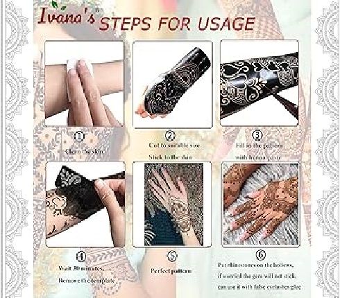 Arabic%20Bridal%20Mehndi%20Design%20Henna%20Mehandi%20Stencils%20Body%20Stickers%20-%20Image%203