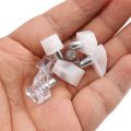10Pcs Shelf Studs Pegs With Metal Pin / Shelves Brackets Non-slip Fixed Studs Peg / Punching-free Wardrobe Glass Plate Holder / Shelf Support Seperator Partition Nail. 