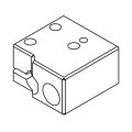 【Customer favorite】3D Printer Heatblock Upgrade Hardened Heater Block for 3D Printing Nozzle Extruder High Temperature Resistant. 