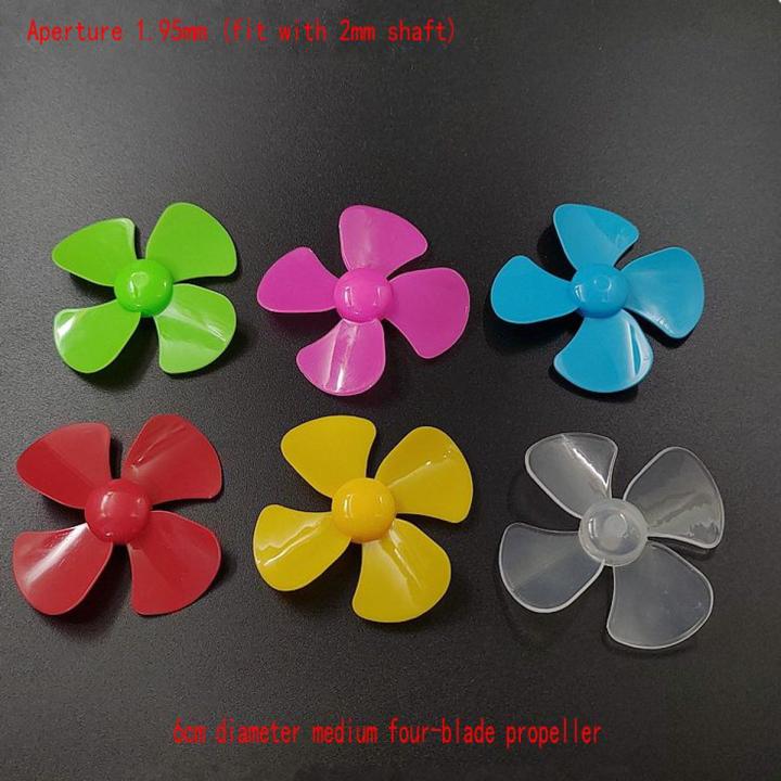 4 Blades Toy Fan Propeller Plastic Fan Blades For Mini DC Toy Motor And DIY Project And Drone Fan Propeller Toy Fan Propeller