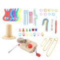 Knitting Wool Winder Kit with Winder Pin Counter Inch Meter Weaving Tool Set-HI. 