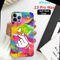 Apple_iPone 13 Pro Max Back Cover - Ladies Love Art Floral 2Gud Soft Case Cover. 
