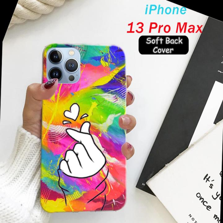 Apple_iPone 13 Pro Max Back Cover - Ladies Love Art Floral 2Gud Soft Case Cover