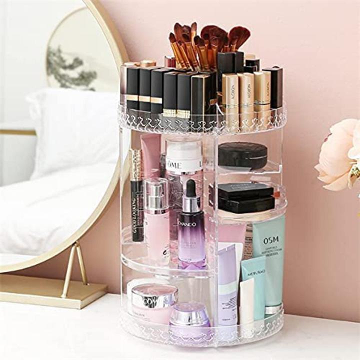 360 Degree Rotating Makeup Organizer-Makeup Organizer Storage Box