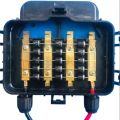 IP65 Waterproof PV Solar Panel Diode Junction 4 Lane Box DC 15A 1000V Black 100watt- 250watt. 