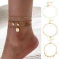 Carat Ankle Bracelet Geometric Multi Style Ankle Chain. 