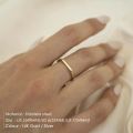 eManco Simple and Classic Horizontal Strip Stainless Steel Ring for Ladies Suitable for Gift Jewelry. 