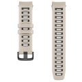 For Garmin Instinct / Instinct Esports Two-color Silicone Watch Band(Tundra White+Black). 