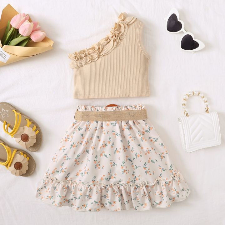 Dress%20for%20Baby%20Girl%201-6%20Years%20Birthday%20Clothing%20Set%20Sleeveless%20Off%20Shoulder%20T-shirt%20Floral%20Skirt%202PCS%20Costume%20Summer%20Kids%20Girl%20Holiday%20Fashion%20Dresses%20Outfit%20Suit%20-%20Image%205