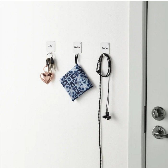 IKEA : PLUTT : Self Adhesive Hooks - Set of 3