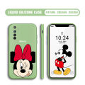 BILI for Realme 6 / Realme Narzo Back Cover Big Head Minnie Multicolor Liquid Silicone Phone Case Soft Square Lens Protection Phone Cases. 