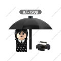 KF1908 WM2574 Wednesday Addams Building Block Movies TV Season Cartoon Mini-Figures Action Toy Bricks Kids WM2575 KF1907 Latei Posies. 