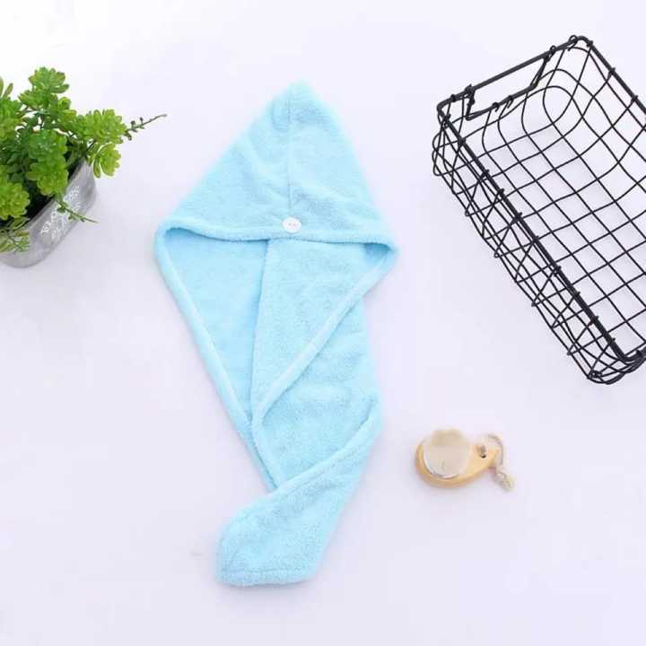 2pcs/ Coral Velvet Hair Towel Fast Drying Hair Towel Super Absorbent Quick Dry Towel for Women
