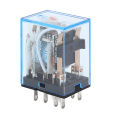 Coil Power Relay, Miniature Intermediate Relay Strong Electrical Conductivity 110V for Communication. 