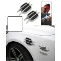 2 Pcs Euro Duct One Touch Side Vent Decoration-. 