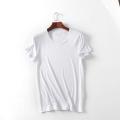 Bamboo Fibre S-5XL T Shirt Men Cotton Soft Comfy Undershirts Short Sleeve Tees Casual Summer T-Shirt Loose Round Neck Male Fashion Tshirt Plus Size Black Grey Dark Blue Green Maroon White Solid Color. 