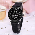 Customized Name Magnet Chain Watch For Ladies. 