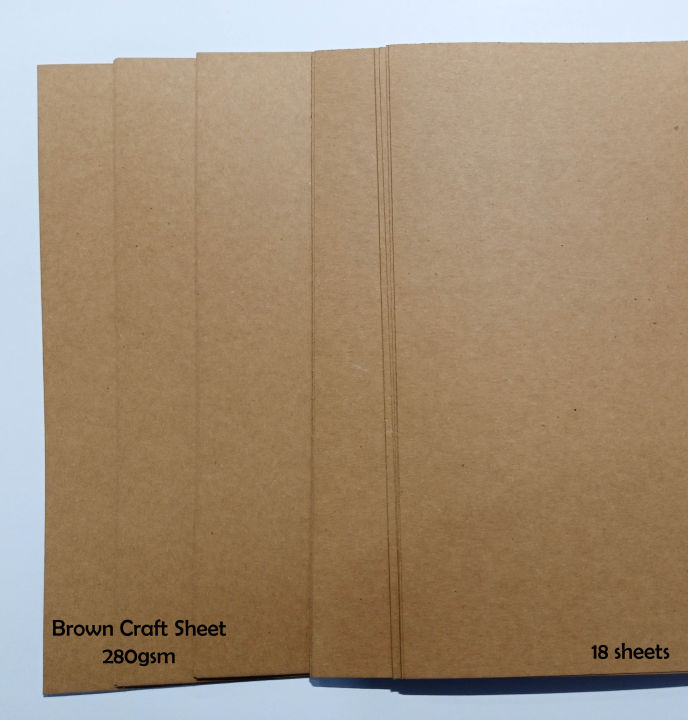 Bello%20Craft%20A4%20Brown%20Craft%2018%20sheet%20Card%20stock%20set%20Scrapbooking%20-%20Image%205