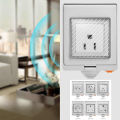 Conventional SONOFF S55 Waterproof WIFI Wireless Smart Plug Socket Outlet Home Timer Control US/DE/FR/US Type Switch For Alexa Google Outlet White. 