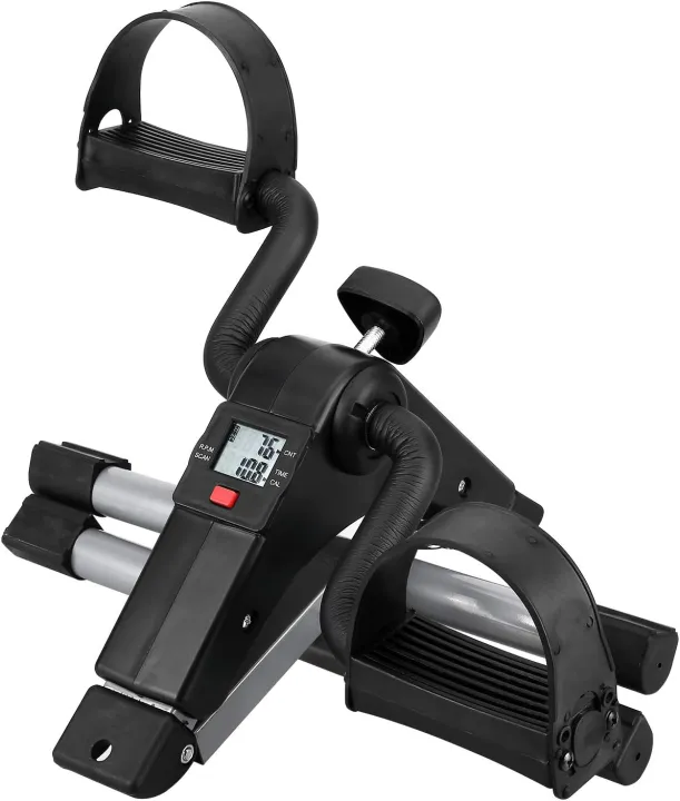 Sasta Bazaar - Exercise Cycle | Portable Pedal Exerciser | Digital Display Monitor | Arm & Leg Workout Machine | Compact Fitness Equipment for Home, Office & Physical Therapy | Adjustable Resistance | Low Impact Exercise Bike