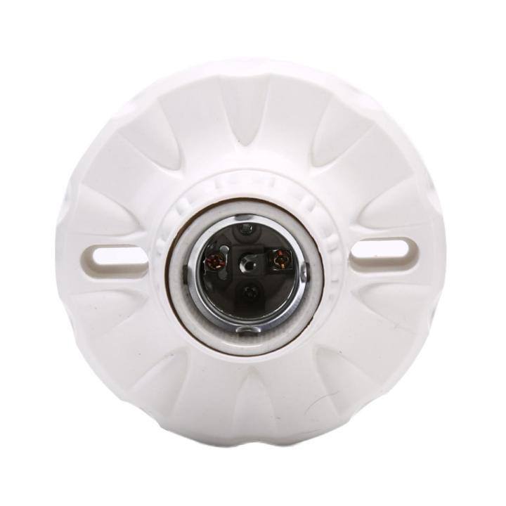 E27 Ceramics LED Light Bulb Holder Round Socket Base Hanging Lamp ...