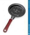 Non Stick Frying Pan Smiley Shaped One Egg Frying Pan. 